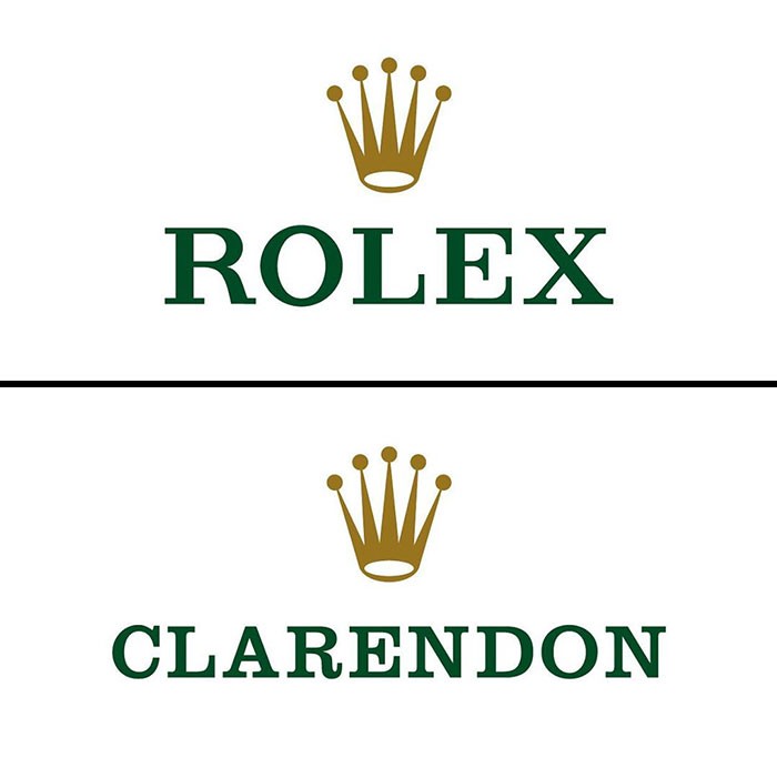 rolex fonts